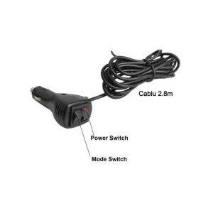 Exemplu de instalare pe autovehicul pentru utilizare rapidă și practică.