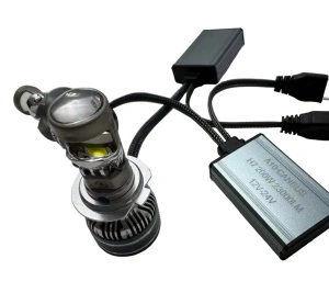Bec LED H7 cu lupă A10 și modul CANBUS – compatibilitate fără erori și montaj simplu