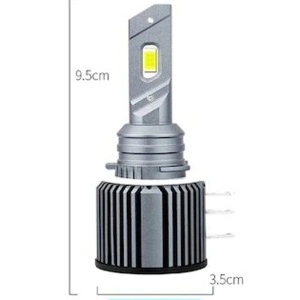 Dimensiuni bec LED H15 V20 – design compact pentru montaj fără modificări