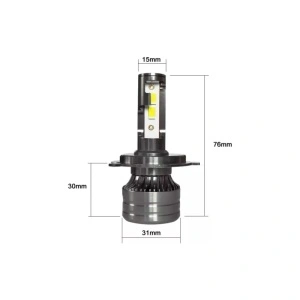 Dimensiuni compacte pentru compatibilitate ridicata cu majoritatea farurilor auto