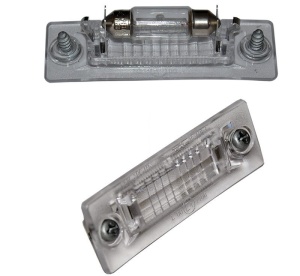 Lampa numar LED compatibila VW si Skoda – inlocuire directa fara modificari