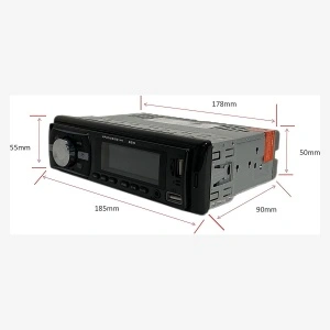 Dimensiunile unității 1DIN pentru montaj ușor în bord: aproximativ 178 x 90 x 50 mm.