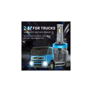 Design compact compatibil cu majoritatea farurilor de camion 24V