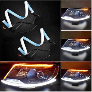 Set de benzi LED DRL auto flexibile, ideale pentru personalizarea farurilor și pentru semnalizare dinamică secvențială.