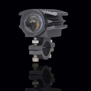 Proiector LED moto dual-color montat pe ghidon, potrivit pentru motociclete, ATV-uri și vehicule off-road.