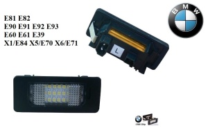 Compatibilitate extinsă lampi LED număr BMW pentru multiple modele Seria 1, 3, 5 și X