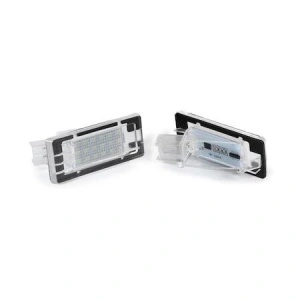 Set 2 Lămpi LED Număr Dacia Duster Lodgy Logan MCV Renault Espace Laguna Scenic – Alb Rece, Plug & Play 12V