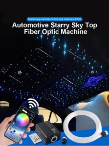 Efect twinkle și meteor pentru fibră optică LED auto iluminare ambientală premium