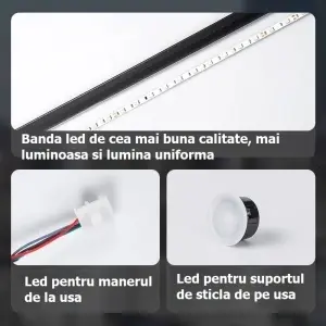 Iluminare LED pentru mâner ușă auto inclusă în kit ambient Symphony