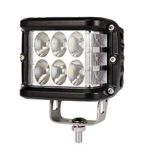 Proiector LED Bicolor Tucrim cu Funcție Stroboscop, 45W, Spot 30°, pentru Off-Road, ATV și Utilaje Agricole