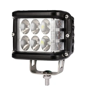 Proiector LED Bicolor Tucrim cu Funcție Stroboscop, 45W, Spot 30°, pentru Off-Road, ATV și Utilaje Agricole