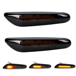 Set 2 Lămpi Aripă cu Semnalizare Dinamică BMW E46, E90, E60, X1 E84, X3 E83, 5W, Fără Eroar