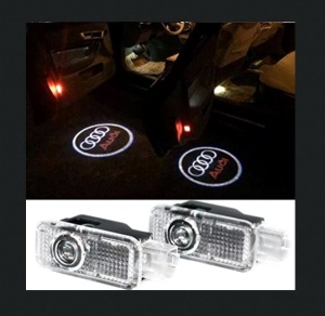 Set 2 Proiectoare LED Logo Audi pentru Portiere – Plug & Play