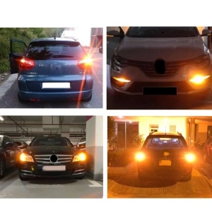 Set complet becuri LED auto pentru semnalizare, montaj rapid plug and play