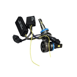 Set Becuri LED Auto H11 K13 210W 27000LM Bluetooth – Alb, Galben, Alb Cald, Canbus Fără Eroare