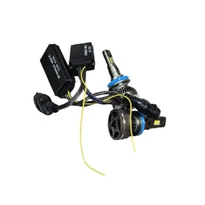 Set Becuri LED Auto H11 K13 210W 27000LM Bluetooth – Alb, Galben, Alb Cald, Canbus Fără Eroare