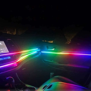 Iluminare ambientală auto premium RGB pentru un interior modern și stilat