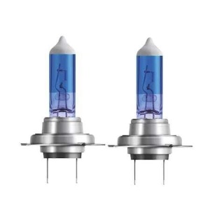 Becuri halogen H7 12V cu lumină albă și luminozitate îmbunătățită, ideale pentru înlocuirea becurilor standard.