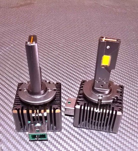 Bec LED D1S 180W 22000LM Tucrim – design compact cu răcire activă