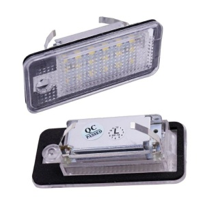 Set 2 Lampi LED Numar Audi A4 B6 B7 A3 A5 A6 A8 Q7 Canbus Fara Eroare
