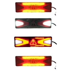 Lampă LED spate triunghi cu funcție stop și poziție, lumină intensă și uniformă