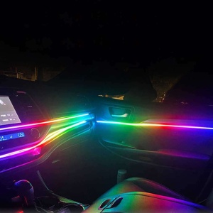 Sistem lumini ambientale auto premium cu control inteligent
