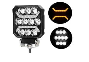 Proiector LED Auto 54W, 12 LED-uri, 10.000 Lumeni, 12-24V, 6500K, IP67