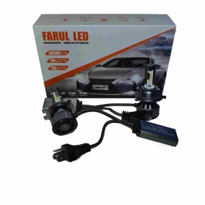 Becuri LED H4 V20 120W 12000 lumeni cu CANBUS, performanță ridicată și compatibilitate extinsă auto
