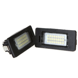 Set 2 Lampi LED Număr BMW E82 E90 E60 E84 X1 X5 – CANBUS Fără Eroare, Alb Rece
