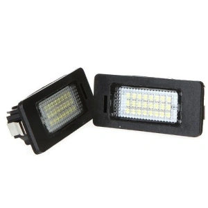 Set 2 Lampi LED Număr BMW E82 E90 E60 E84 X1 X5 – CANBUS Fără Eroare, Alb Rece