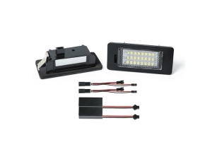 Set 2 lampi LED numar Skoda Octavia montaj plug and play