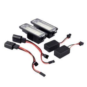Set 2 lampi LED numar VW cu module Canbus pentru eliminare erori