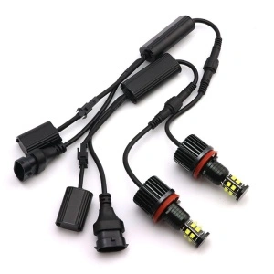 Set 2 LED Marker BMW H8 60W – Angel Eyes E90, E91, E60, E87, X5, X6