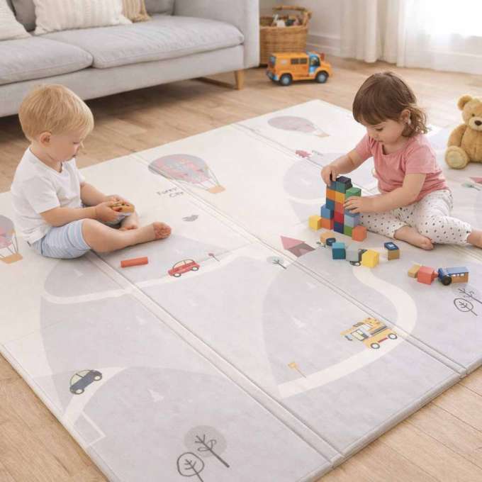 Covorașe de joacă din spumă XPE și puzzle EVA: cum alegi