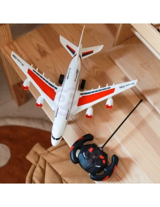 Avion cu telecomandă - vehicul electric pentru copii, efecte interactive, 3+ ani - Img 2