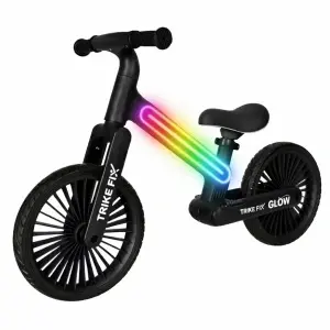 Bicicleta de echilibru Trike Fix Glow cu LED, 2-5 Ani, pana la 30 Kg, Roz, Albastru, Verde, Negru sau Verde Neon - Img 4