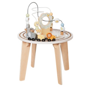 Măsuță Educațională tip Montessori din Lemn, Activitați multiple, 48x37x30cm