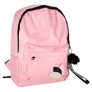 Rucsac pentru Copii CIUPIGo, Usor si Rezistent, Cu Bretele Reglabile si Breloc, 35x25cm, Negru sau Roz - Img 2