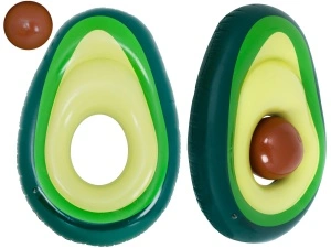 Saltea gonflabilă de înot Avocado cu minge 150x115 cm XL - Img 2