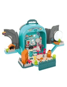 Set Spital Veterinar 3 in 1 – Rucsac Transformabil cu Catel, Papusa Doctor, Accesorii Medicale si Mobilier, +3 ani - Img 7