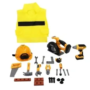 Kit DIY pentru Copii – Set Unelte de Construcții cu Accesorii și Cască