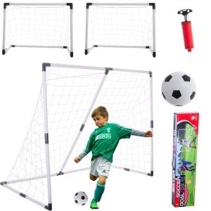 Poartă de fotbal 2in1 dimensiunea 185x120x70cm transformabilă plus minge si pompa