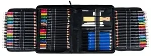 Set Desen Profesional 144 piese – creioane grafit si colorate, carbune, Accesorii, Caiet de schite 20 pagini A5 - Img 8