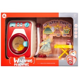 Set Mașină de Spălat pentru Copii cu Accesorii – Sunete și Lumini Realiste - Img 2