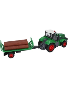 Tractor cu remorcă si telecomandă – model 1:24, lumini led și baterie inclusă, 3+ ani - Img 5