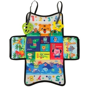 Jucarie 3 in 1 – Cutie cu servetele, Saltea senzoriala Montessori si Jucarii pentru dentitie - Img 6