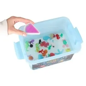 Set creativ diy pentru figurine din gel – 20 de geluri și 24 de forme, kit de modelaj și creație pentru copii