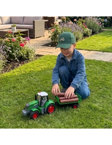 Tractor cu remorcă si telecomandă – model 1:24, lumini led și baterie inclusă, 3+ ani - Img 2