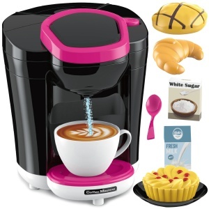 Aparat de Cafea, Espressor de Jucărie cu Sunete și Funcție de Turnare Apă – Set Complet Barista