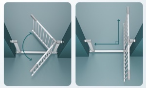 Barieră de Siguranță pentru Scări și Uși – 76–125 cm, Înălțime 78cm, Extensii Incluse, Montaj Fără Găurire - Img 10